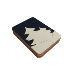 Holznadel Etui "Winter forest" KF056/72