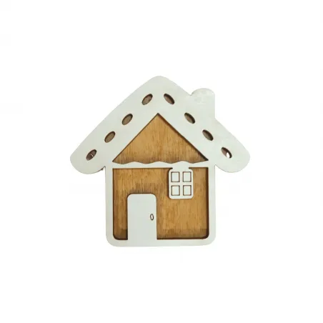 Holz-Nadelkissen "Cookie House" KF056/78