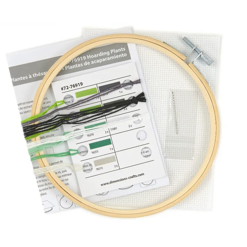Kit de point de croix pour débutants "Plantes thésaurisées" D72-76919