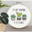 Cross Stitch Kit for Beginners "Hoarding Plants" D72-76919