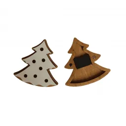 Wooden needle case "Cookie Christmas tree" KF056/79
