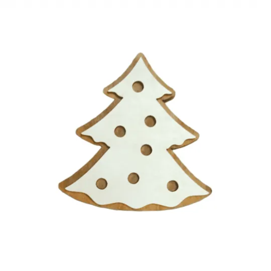Holz Nadel Etui "Keks Weihnachtsbaum" KF056/79