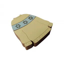 Деревянный футляр для игл "Желтый свитер" KF056/80