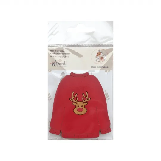 Holznadelkissen "Weihnachtssweater" KF056/81
