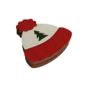 Wooden needle case "Christmas hat" KF056/85