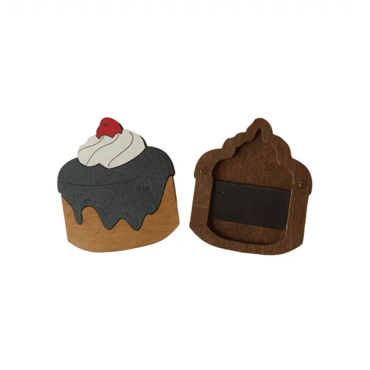 Étui à aiguilles en bois "Gâteau aux cerises" KF056/91