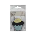 Holz Nadel Etui "Schokoladen Cupcake" KF056/92