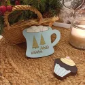 Holz Nadel Etui "Schokoladen Cupcake" KF056/92