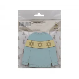 Organiseur de perles "pull bleu" KF027/80