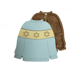 Organiseur de perles "pull bleu" KF027/80