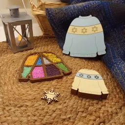 Beads Organizer "Blue sweater" KF027/80