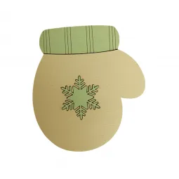 Organisateur de perles "Mitten jaune" KF027/82