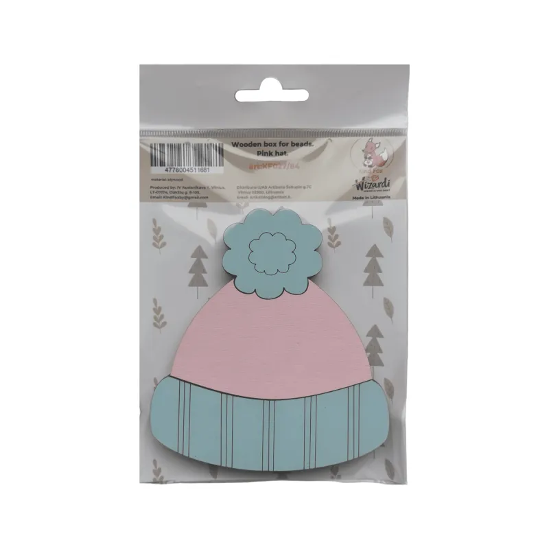 Perlen-Organizer "Pink hat" KF027/84