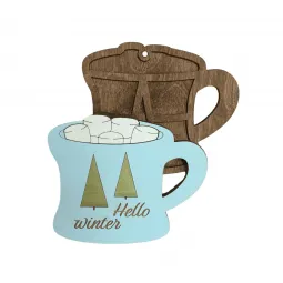 Organisateur de perles "Tasse bleue" KF027/91