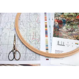 Набор для вышивания крестиком "Тихая бухта" 42x32см SLETIL8077