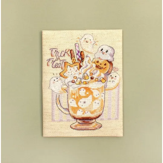 Набор для вышивания крестиком "Сладкий или гадкий" 13x17см SLETIL8810