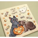 Counted Cross Stitch Kit "Trick Or Treat" №2 14x13cm SLETIL8815