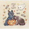 Counted Cross Stitch Kit "Trick Or Treat" №2 14x13cm SLETIL8815