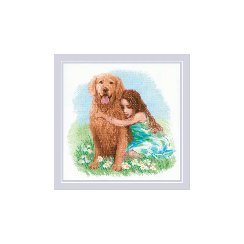 Cross stitch kit "True Friend" 30x30 SR2158