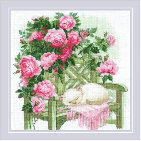 Kit au point de croix "Fais de beaux rêves" 30x30 SR2163