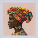 Cross stitch kit "Amazing Women. Africa" 30x30 SR2164