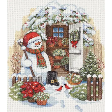 Garden Shed Snowman D08817