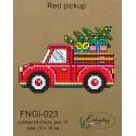 Red pickup (beads) FBNGI-023