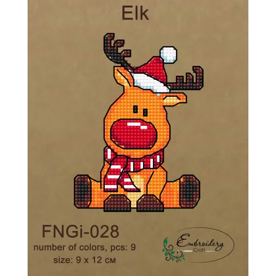 Elk  (beads) FBNGI-028