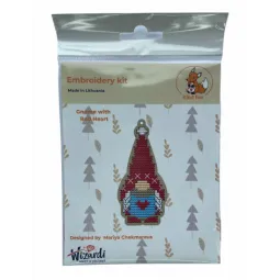 Gnom mit rotem Herz KF022/85